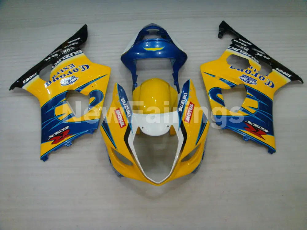 Yellow and Blue Corona - GSX - R1000 03 - 04 Fairing Kit