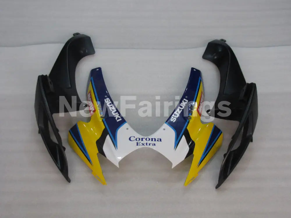 Yellow and Blue White Corona - GSX-R750 06-07 Fairing Kit