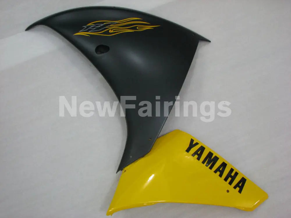 Yellow Matte Black Factory Style - YZF-R1 12-14 Fairing Kit